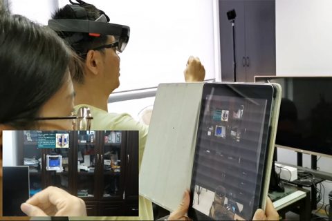 iPad实现HoloLens第三方视角观看并操控